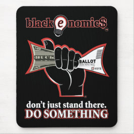 "Não Fique Aí parado" Mousepad Padrão (Preto)