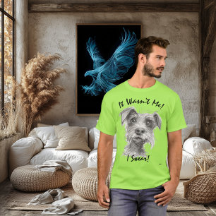 Não Fui Eu! Camiseta de Cachorro Engraçado - Juro!