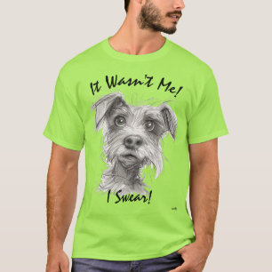 Não Fui Eu! Camiseta de Cachorro Engraçado - Juro!