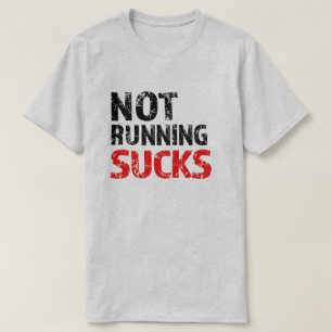 Não funcionar suga, camisa engraçada do corredor