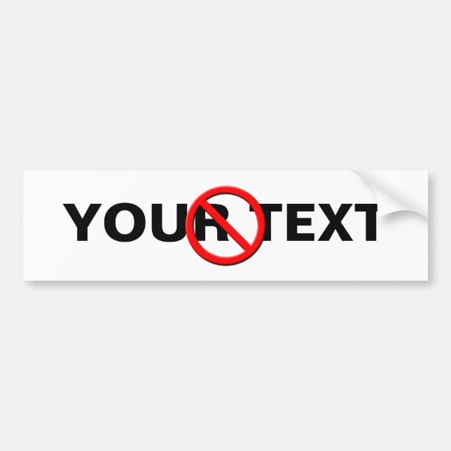 Não há adesivo de Modelo de sinal (Frente)