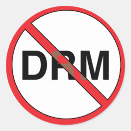 Não há adesivos DRM (Digital Right Management, ger