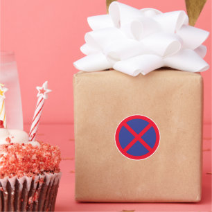 Não há adesivos redondos clássicos com ou sem sina