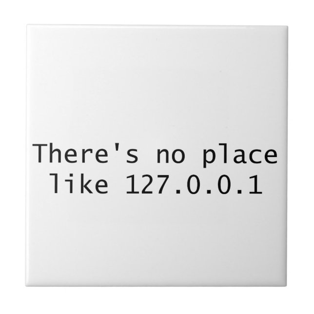 Não há lugar como 127.0.0.1 (Frente)