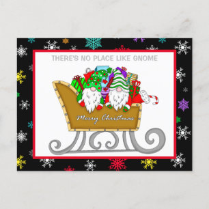 Não há lugar como Gnome, cartão de Natal