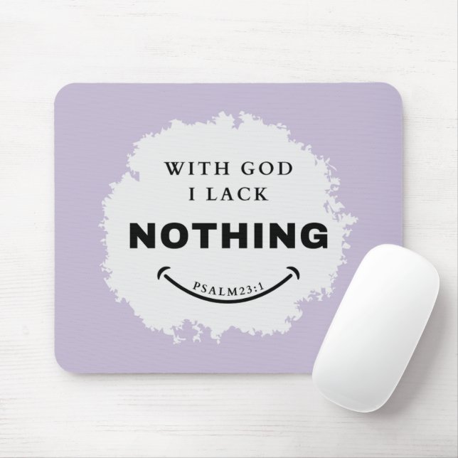 Não há nada no mouse pad (Com mouse)