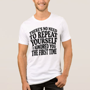 Não há Necessidade de Se Repetir Dito Divertido Hu