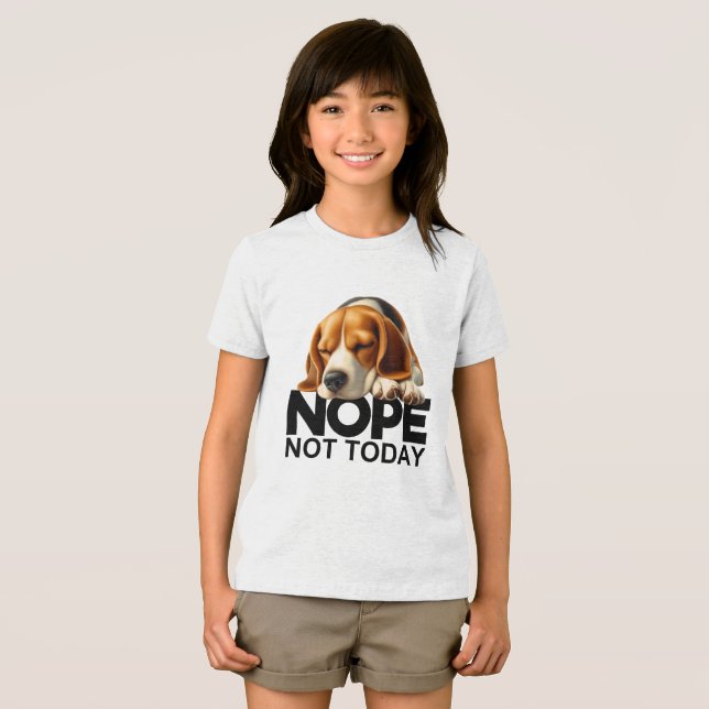 Não Hoje Beagle (Frente Completa)