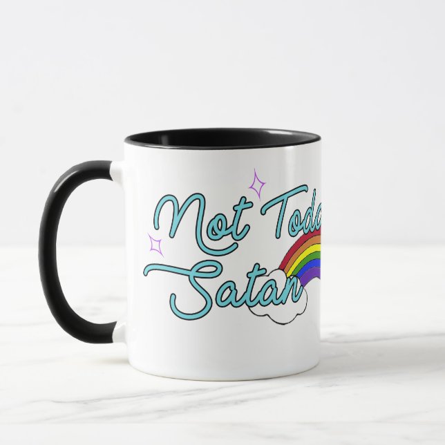 Não hoje caneca da satã (Esquerda)