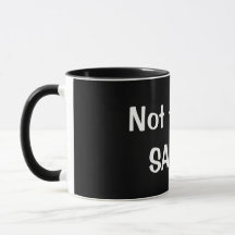 "Não hoje, caneca de café engraçada da SATÃ" -