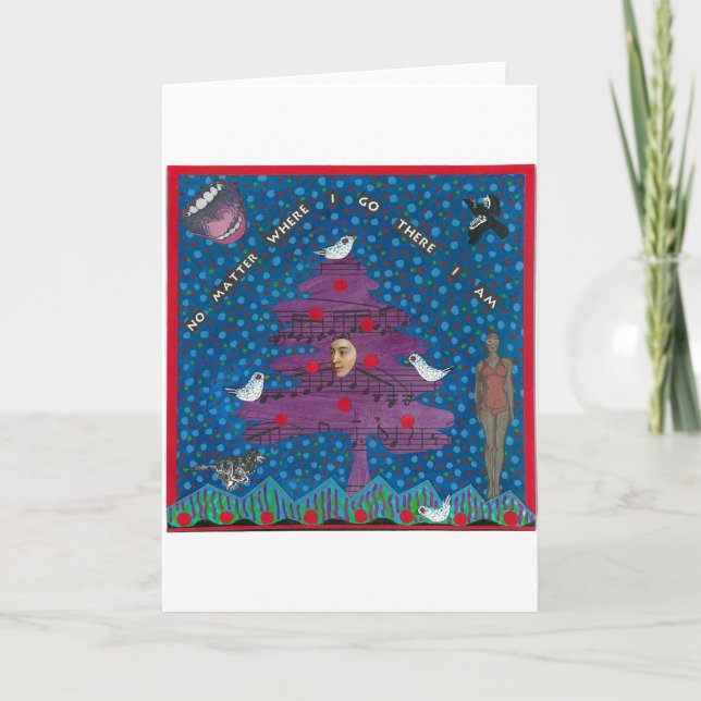 Não Importa Onde Eu Vá Saudar O Cartão (Frente)