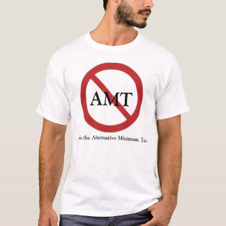 Não mais camisa de AMT