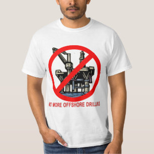 Não mais camiseta e botões da perfuração a pou