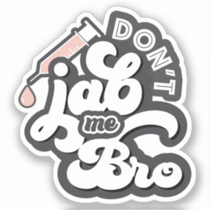 Não me bata no adesivo anti-vacina