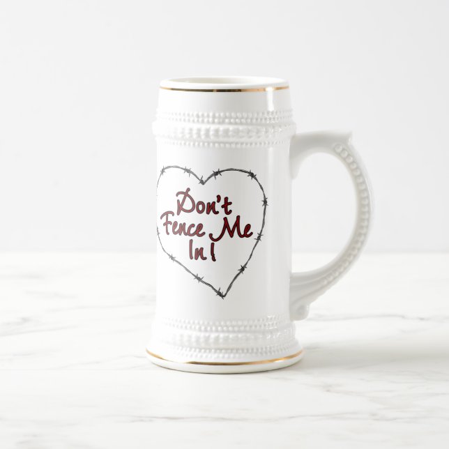 Não me cerque na caneca de cerveja (Direita)