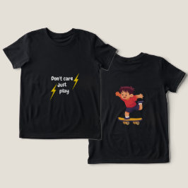 Não Me Importo Só Brinco – Camiseta Infantil