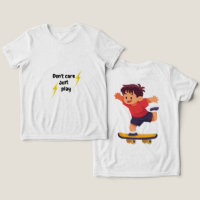 Não Me Importo Só Brinco – Camiseta Infantil