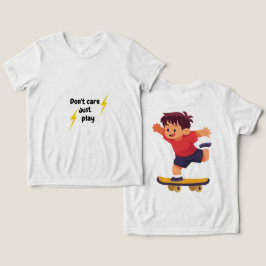 Não Me Importo Só Brinco – Camiseta Infantil