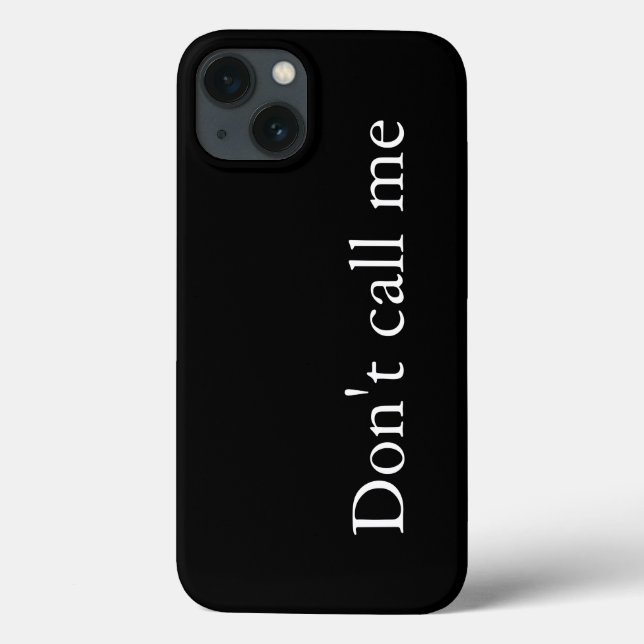 Não me ligue - capas de iphone de casal (Verso)