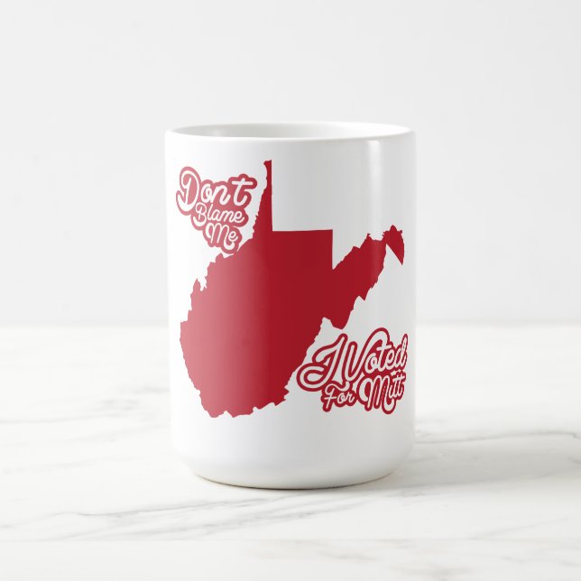 Não me responsabilize, mim votou para a caneca de (Centro)