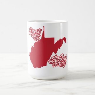 Não me responsabilize, mim votou para a caneca de