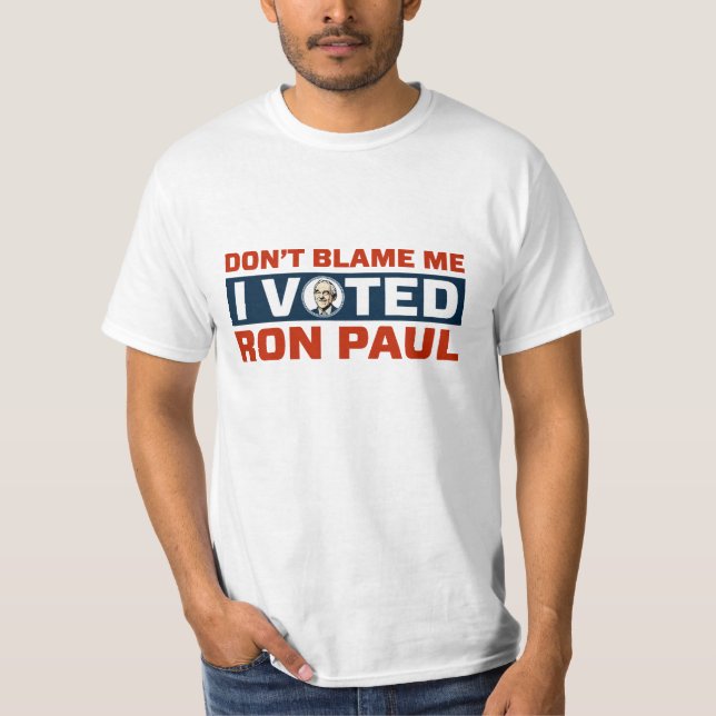 Não me responsabilize que eu votei para camisas de (Frente)