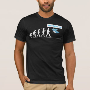 Não me siga - camisetas engraçadas para meninos