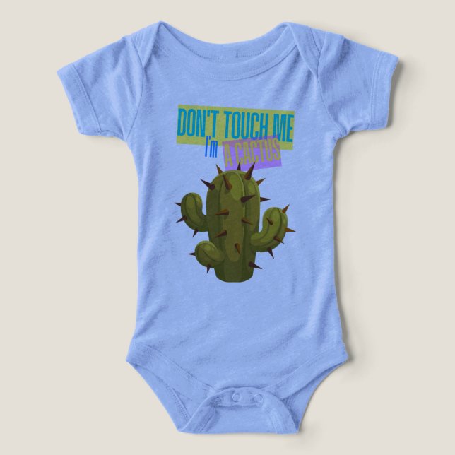 Não Me Toque, Eu Sou Um Cacto (Design frontal)