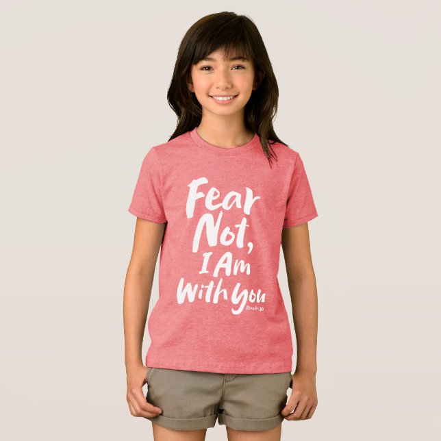 NÃO MEDO, estou com você religioso - Isaiah 41:10 (Frente Completa)