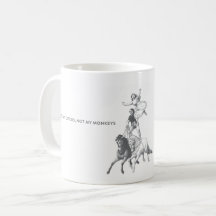 Não meu circo não minha caneca de café dos macacos