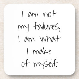 Não minhas falhas Duro de plástico Porta copos