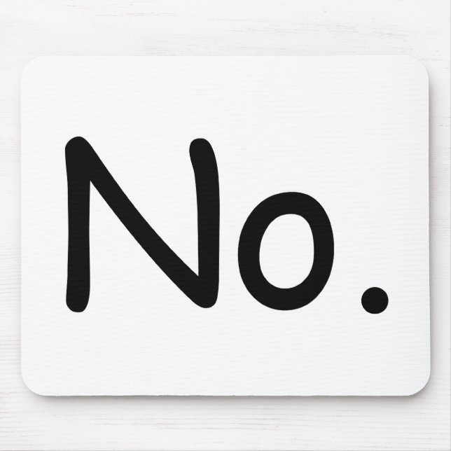 Não mousepad (Frente)