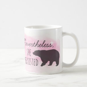 Não obstante, persistiu caneca