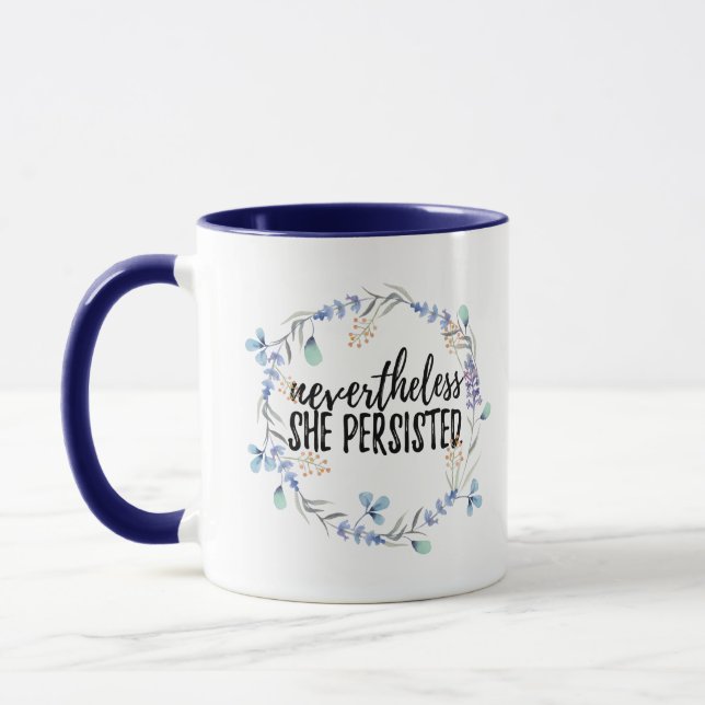 Não obstante persistiu caneca do Dois-Tom (Esquerda)