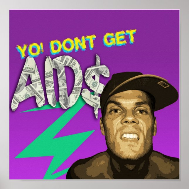 NÃO OBTENHA POSTER DE AIDS (Frente)