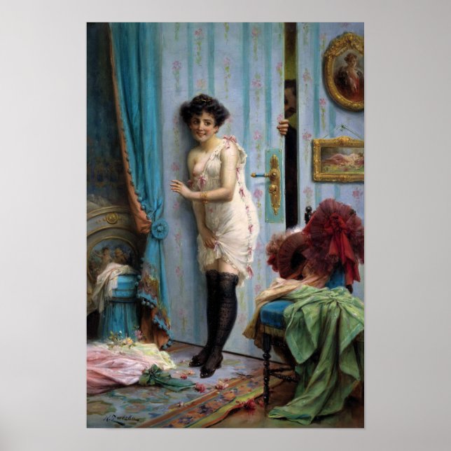 Não para Dentro por Hans Zatzka - poster (Frente)