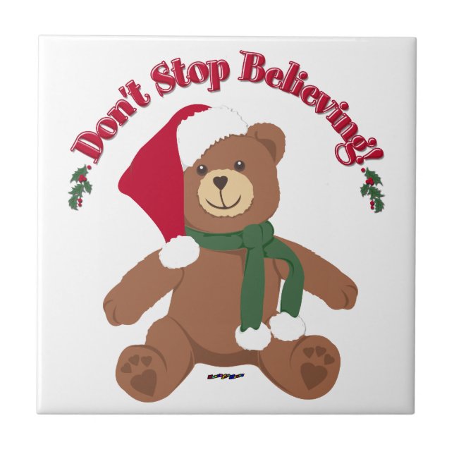 Não pare de acreditar! Urso de Natal (Frente)