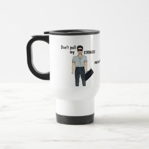 Não peguem minhas cordas! Caneca