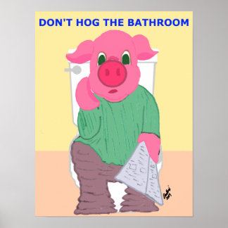 Não perca a Poster do Banheiro