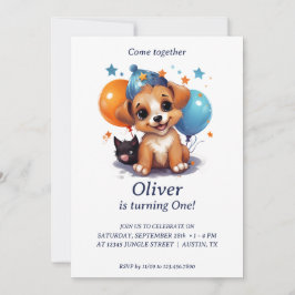 Não perca uma festa: Convite de aniversário