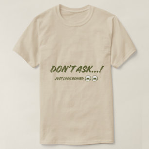 Não Pergunte, Olhe Atrás Camiseta Sonho de Ovelha