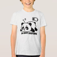 Não Perturbe Panda Dormindo Fofo Preguiçoso Engraç