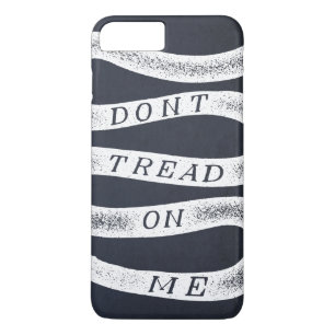 Não pise em mim capas de iphone da bandeira de
