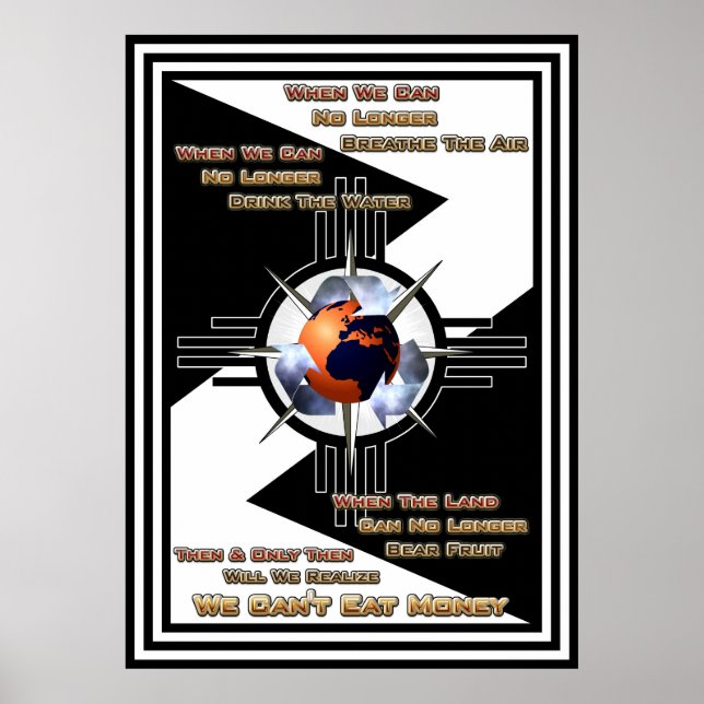 Não podemos comer dinheiro! Poster de arquivamento (Frente)