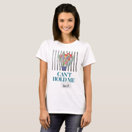 Não posso me segurar na camiseta