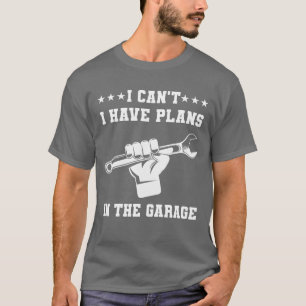 Não Posso Tenho Planos Camisa Mecânico De Garagem