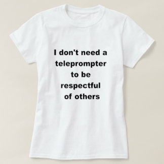 Não preciso de uma camiseta telefônica