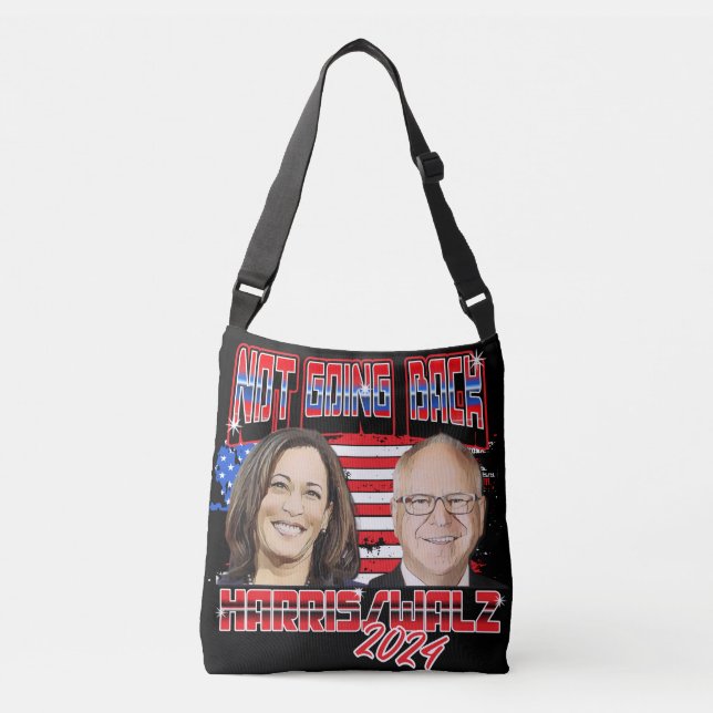 Não Retornando Harris Walz 2024 Tote Bag (Frente)