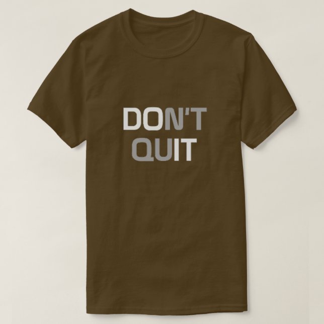 Não Sair da Camisa T (Frente do Design)