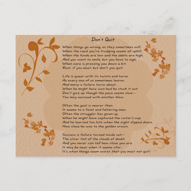 Não Sair do poema - cartão postal (Frente)